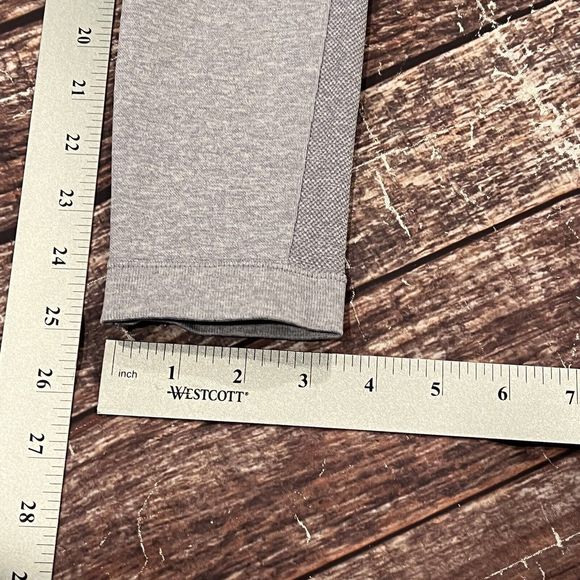 Gymshark Women Light Gray Flex High Waist Compression Leggings Spellout Sz Small - Picture 15 of 15